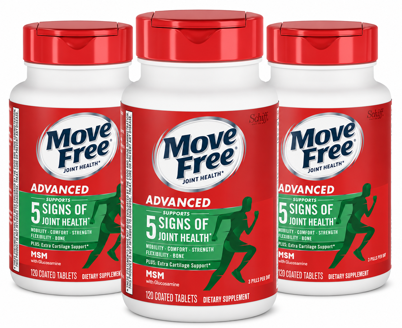 Move Free – Fórmula Avanzada para Articulaciones Fuertes, Flexibles y sin Molestias